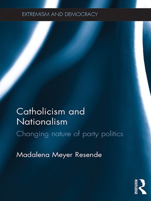 cover image of Catholicism and Nationalism